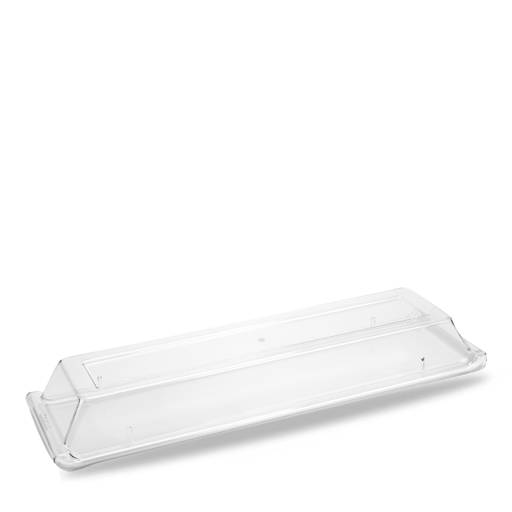 Churchill Plastik Rechteck Buffet Abdeckung 46,04x9,84 cm, 2 Stück