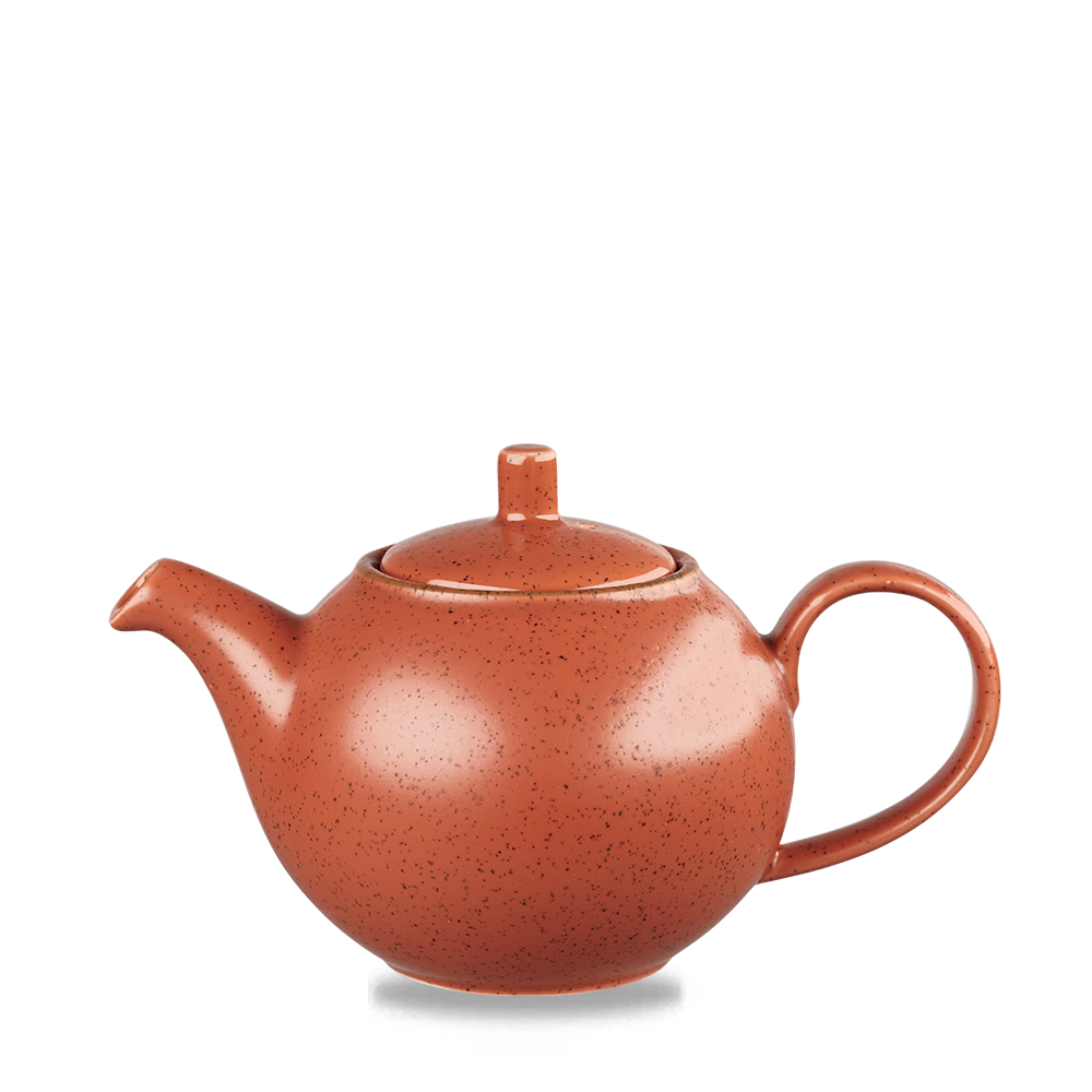 Churchill Super Vitrified Stonecast Orange Getränkekanne 42,6Cl, 4 Stück, Gewürzorange, Rund