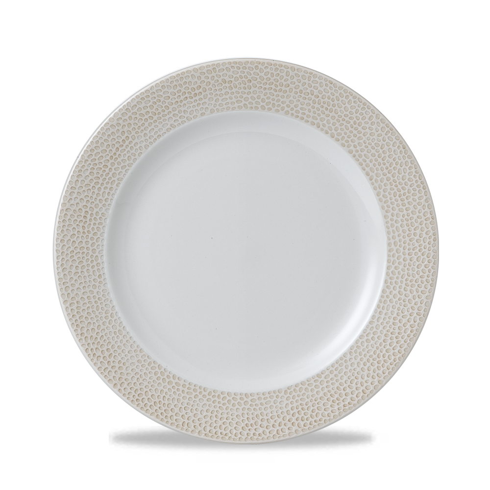 Churchill Super Vitrified Küstensand Teller Flach 27,6cm, 12 Stück