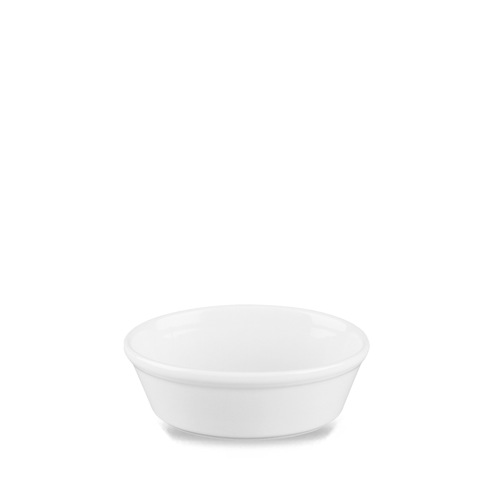 Churchill Super Vitrified Cookware Auflaufform Oval, 15.2x11.3cm, 12 Stück, Weiß
