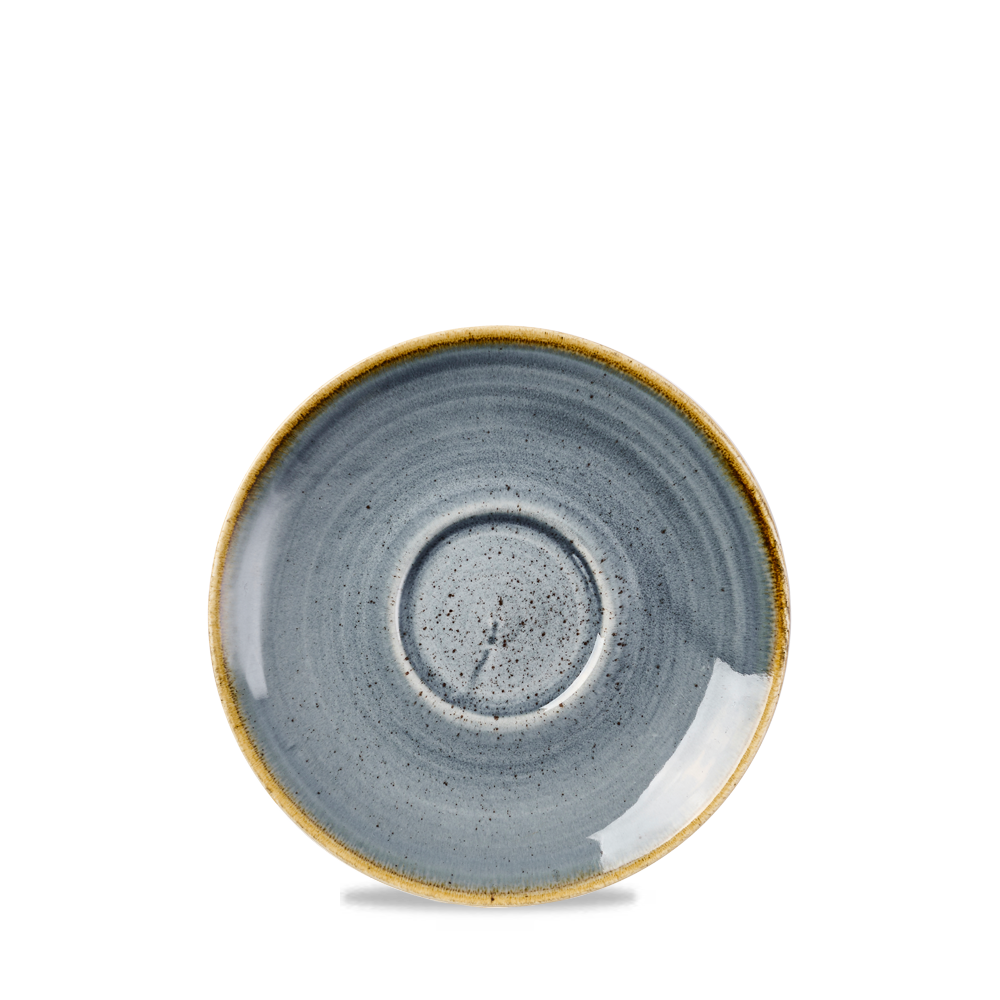 Churchill Super Vitrified Stonecast Blueberry Saucer 15.6cm 6 1/4", 12 Stück