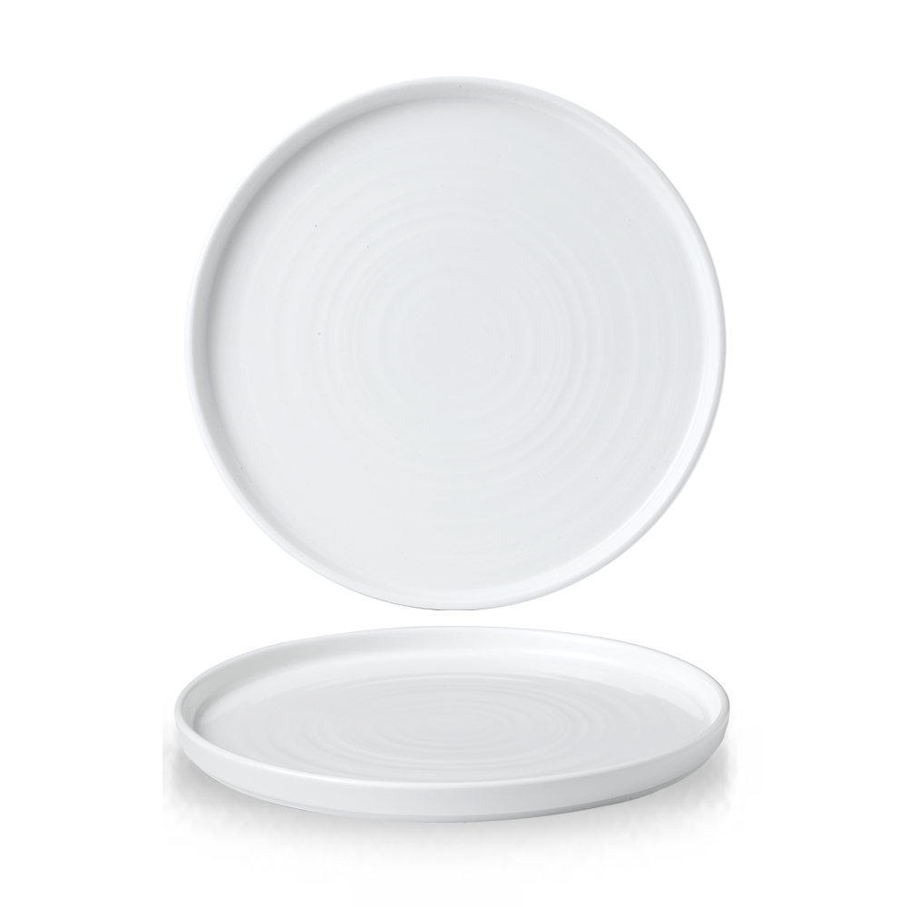 Churchill Super Vitrified Chef's Plates, 26cm, 6 Stück, weiß