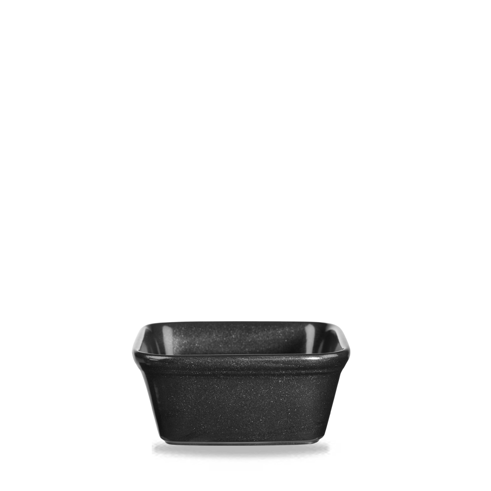 Churchill Super Vitrified Cookware Metallic Black Quadratische Pfanne 12cm 45cl, 12 Stück, Schwarz, Quadratisch