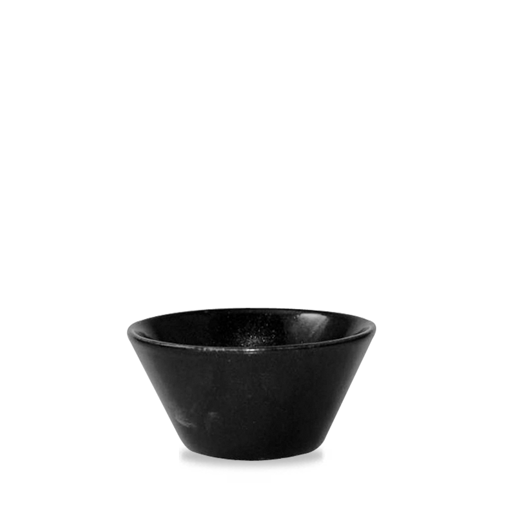 Churchill Super Vitrified Schrägwand Schale 11,6cm/28cl, 12 Stück Onyx Rund