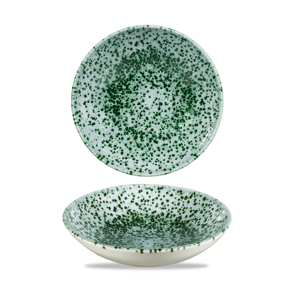 Churchill Studio Prints Mineral Green Teller Tief Coup 18,2cm, 12 Stück