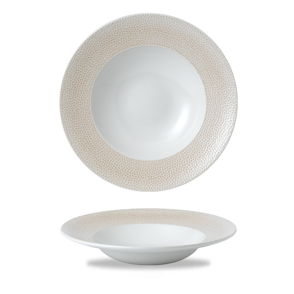 Churchill Küstensand Rund Teller Tief 28cm 46,8cl, 12 Stück